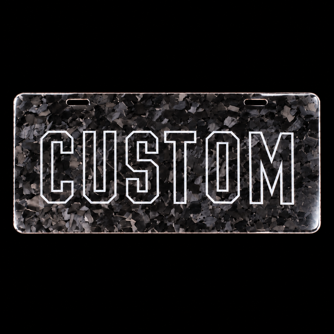 CarbonERA Custom Decorative License Plate – product image 1