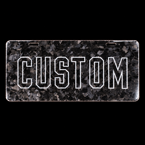 CarbonERA Custom Decorative License Plate – product image 1