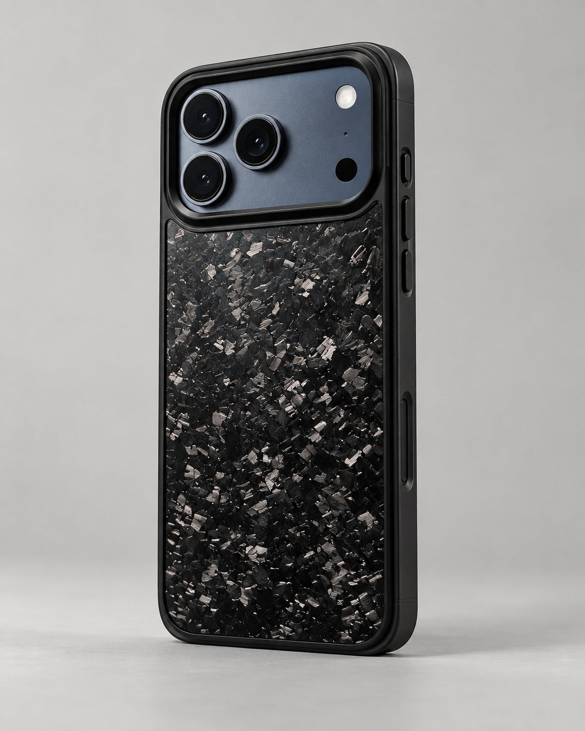 CarbonERA Black Forged case on iPhone 17 Pro Max